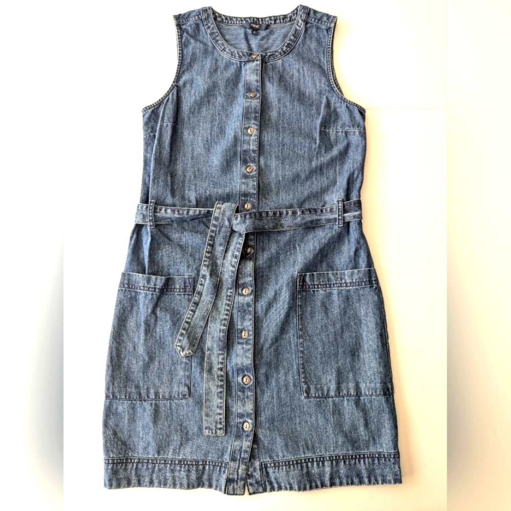 NEXT Button Down Denim Dress